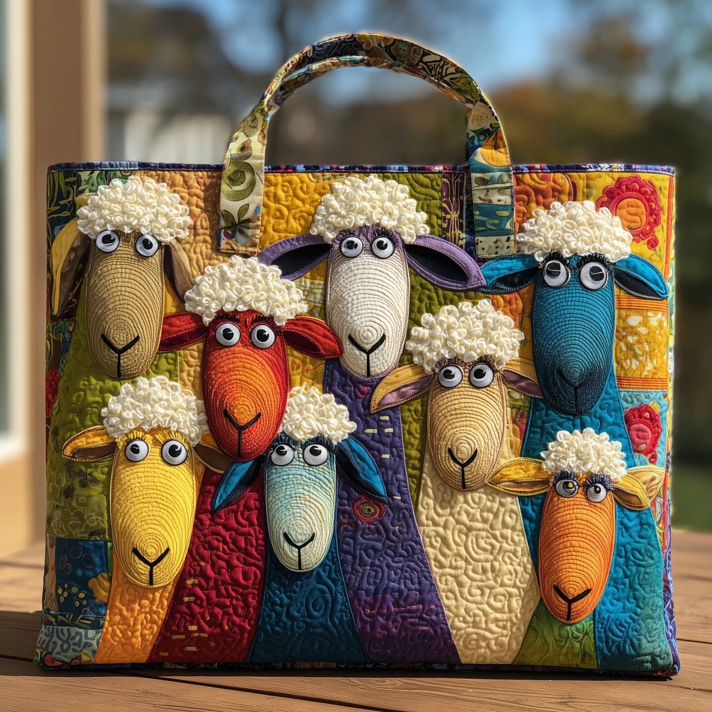 Sheep-themed Tote Bag
