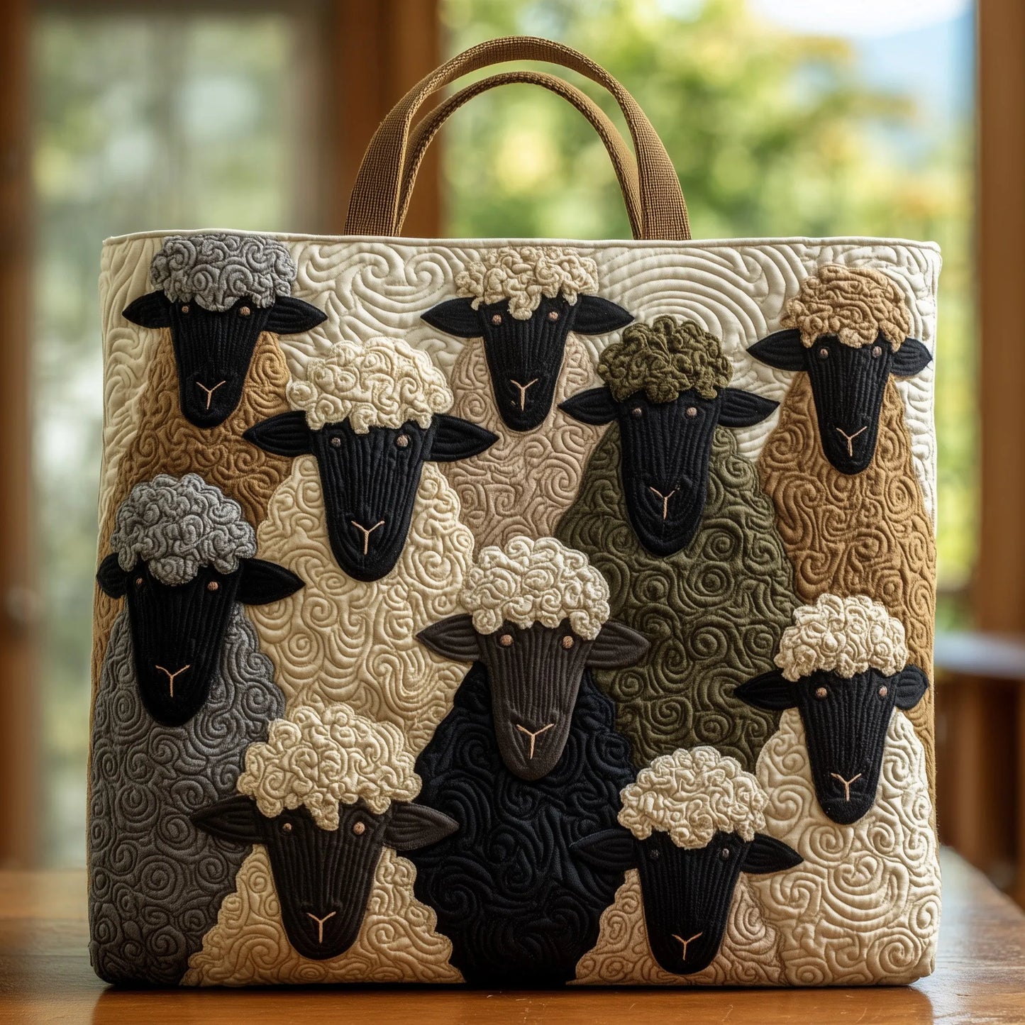 Sheep-themed Tote Bag